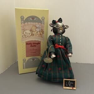 Goebel Dolly Dingle Dolls Cow Ms Crabapple Smart Teacher by Karen Kennedy w/Box